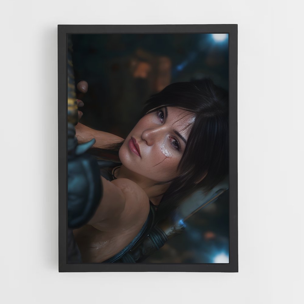 Poster Lara's Edge – affiche Tomb raider (vue 2)